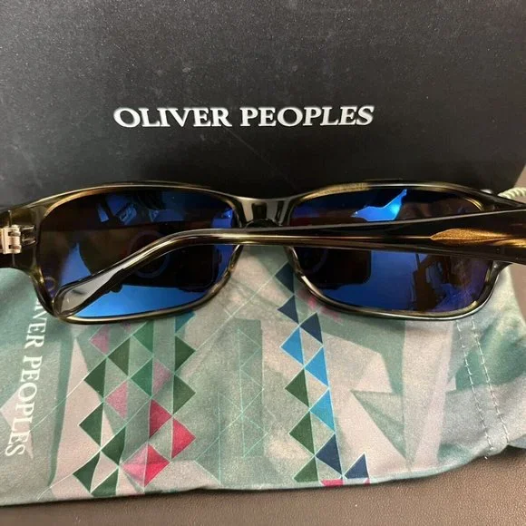 OLIVE RPEOPLES BRION POLARIZED SUN OV5196 in Cocobolo Rare Find MSRP$485